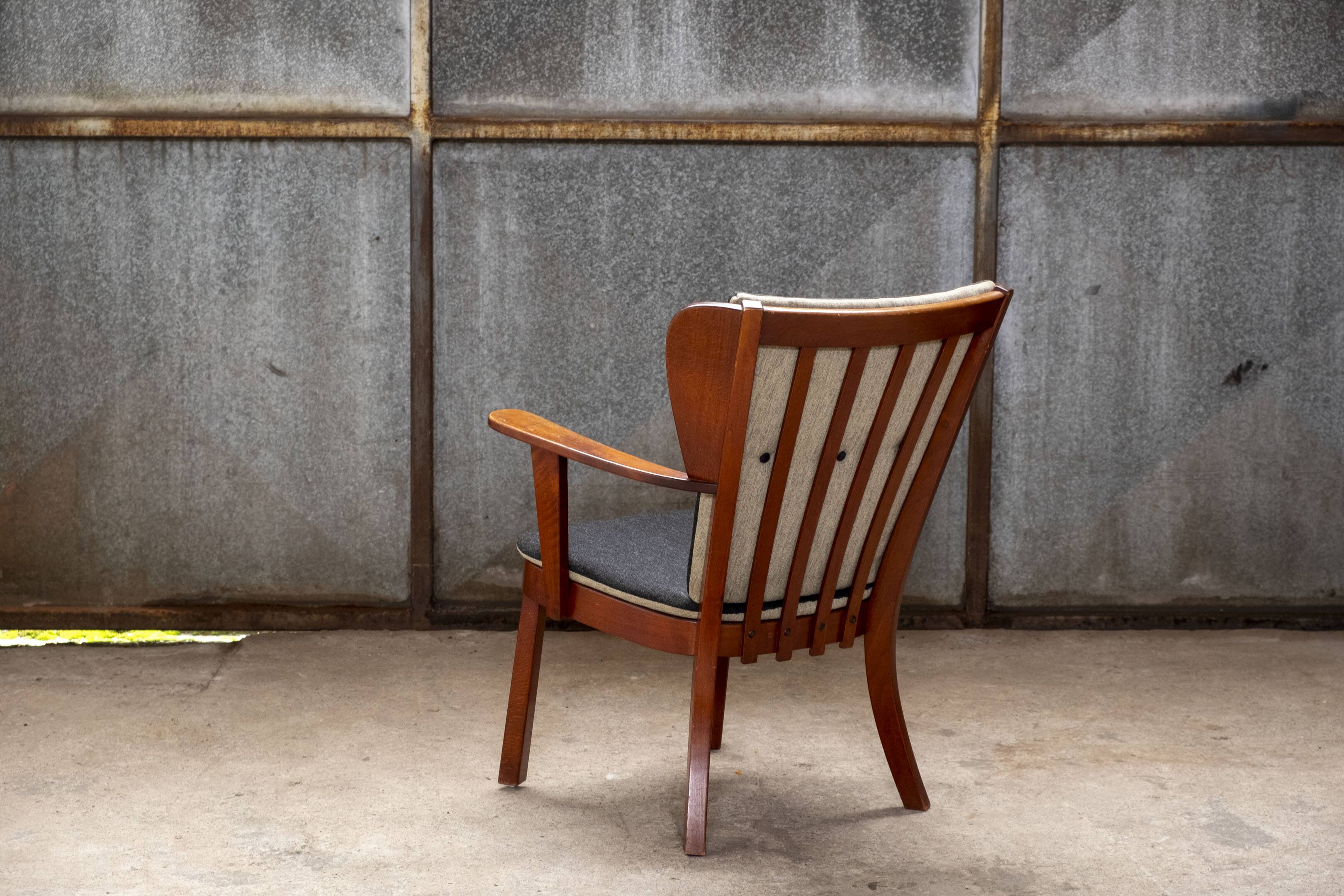 Fauteuil Canada par Christian E. Hansen, par Fritz Hansen, 1944 Danemark