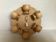 6 wooden egg cups hourglass wall mount Scandinavian wood