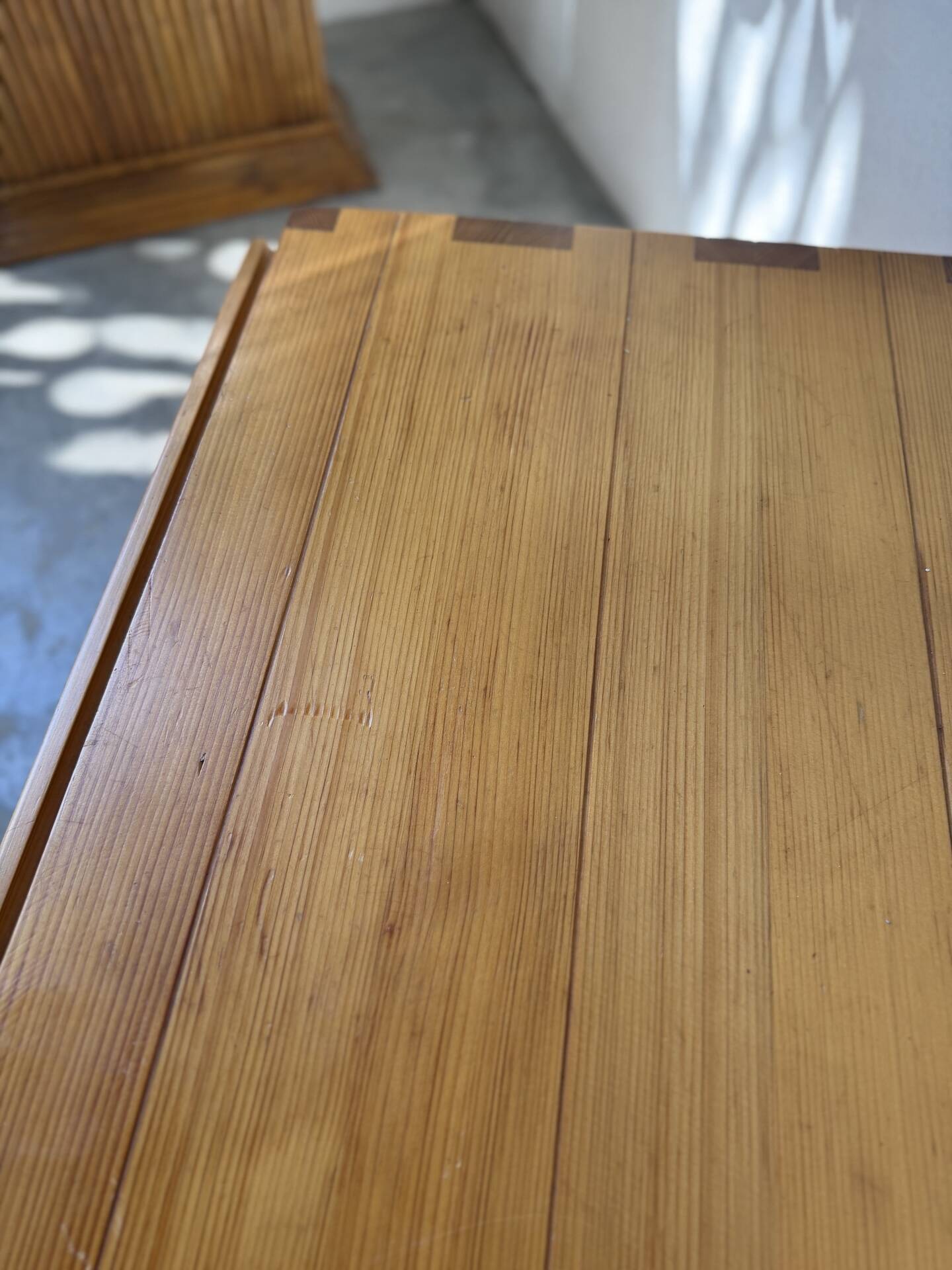 Bedside cabinet pine Maison Regain