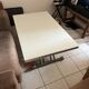 Ozzio Italia box table t110 – retractable and extendable – white glass –