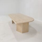 Italian Travertine Coffee Table, 1980's