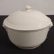White earthenware soup