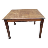 Old large square farmhouse style table