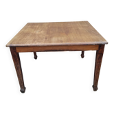 Ancien grande table style ferme carrée
