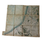 Map of St Valery sur Somme (from Dieppe to the mouth of the Authie)