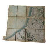 Carte St Valery sur Somme ( de Dieppe à l'embouchure de l'Authie)