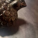 Silver metal sugar bowl