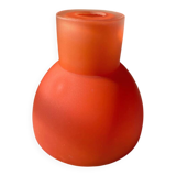 Orange glass paste ceiling light