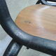 Two vintage school chairs