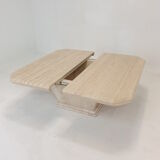 Italian Travertine Bar table or Coffee Table, 1980s