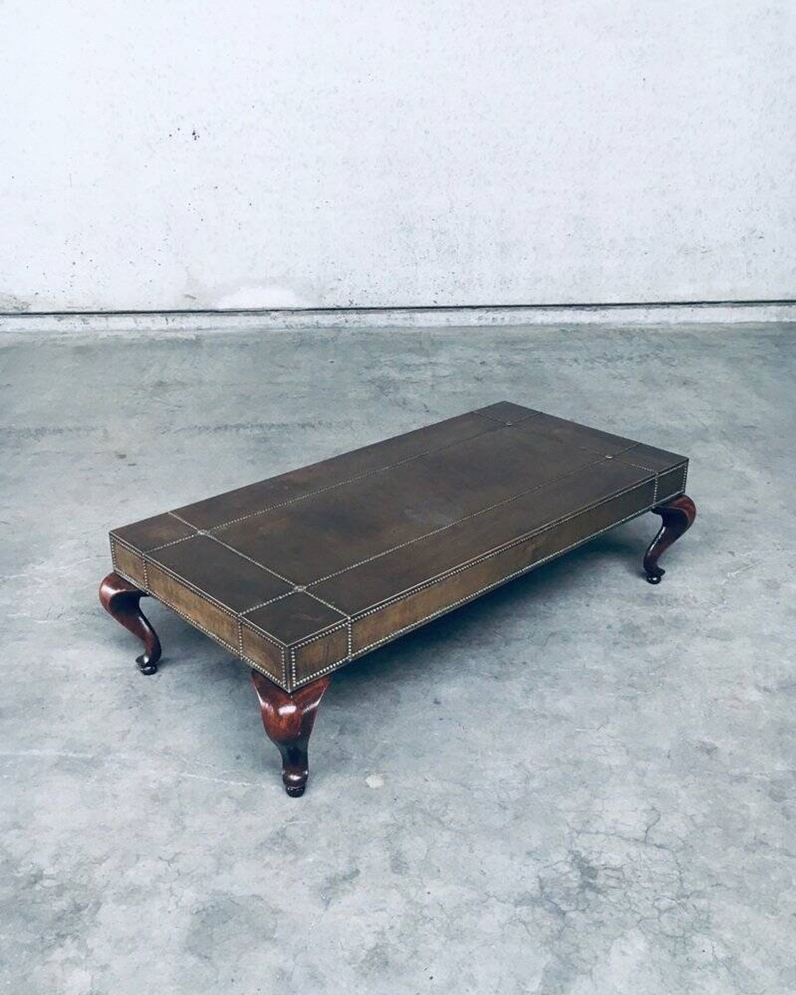 Brass Coffee Table, France, 1960s