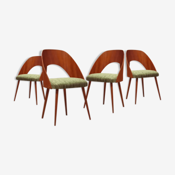 Suite de 4 chaises Antonin Suman pour Drevopodnik Pisek