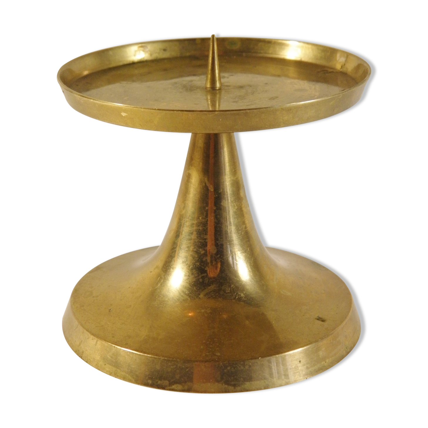 1970 brass pick-up candle candle