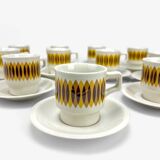 Sebring coffee cups and saucers 70s