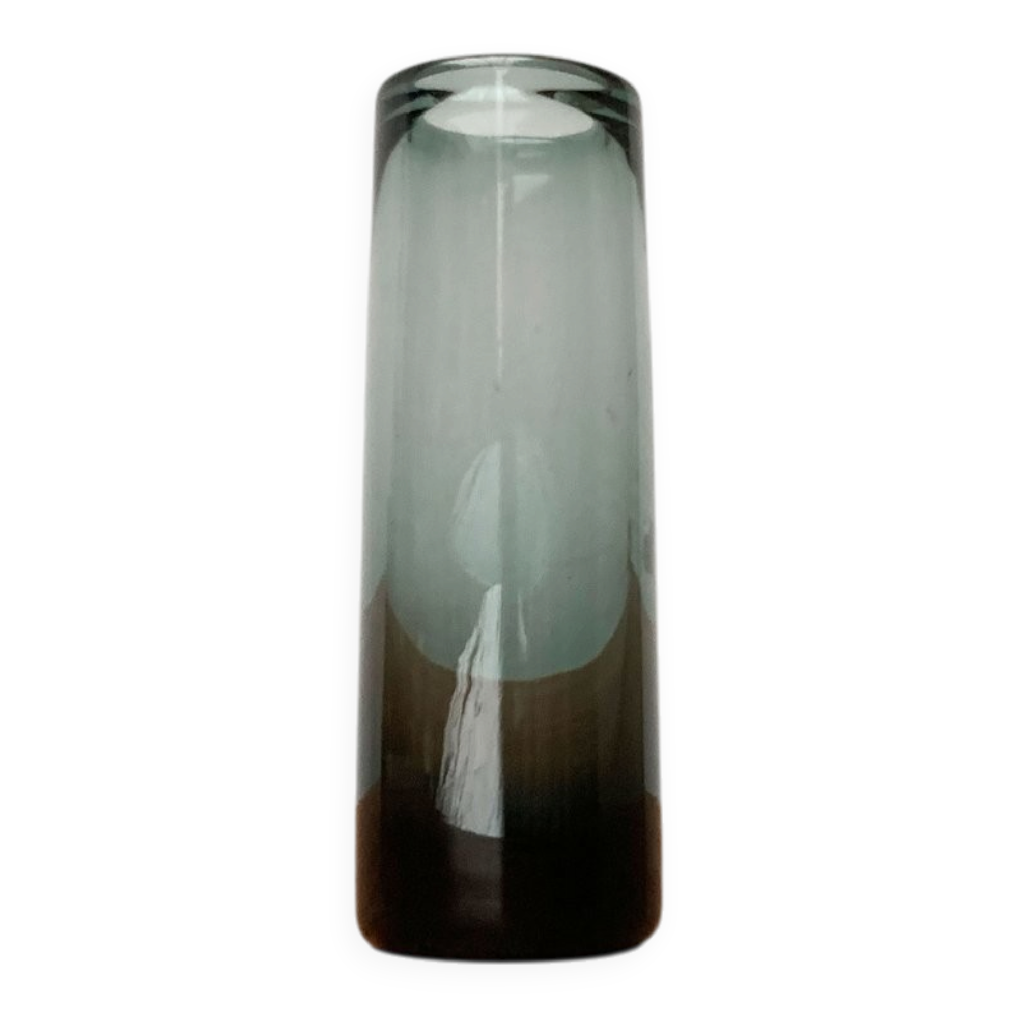 Glass vase from the Danish Labrador series by Per Lütken for Holmegaard, 1950s.