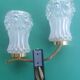 Antique gold wall light