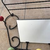 Ancien miroir porte manteau vintage