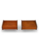 Bedside tables Model 79 in teak by Olhome, 1960s