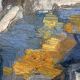 Old HST painting "Cadouarne near Séné" Brittany Morbihan signed éc Pont