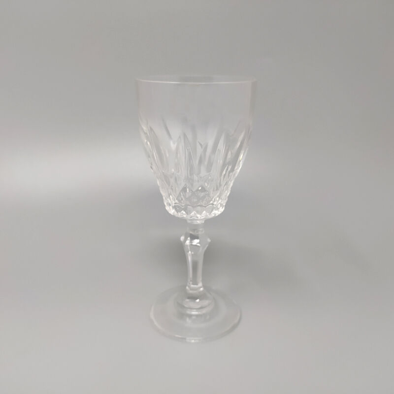 1950 crystal decanter with 6 crystal glasses