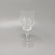 Carafe en cristal avec 6 verres en cristal 1950