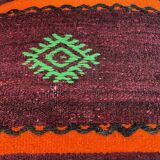 Vintage turkish kilim cushion cover , 40 x 40 cm