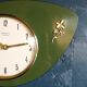 Horloge formica vintage "vedette vert doré"
