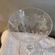 8 large Art Deco crystal glasses, grape clusters (+ 2 gifts)