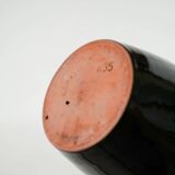 Ceramic vase, blue and brown, Keralit, Czechoslovakia, 1960