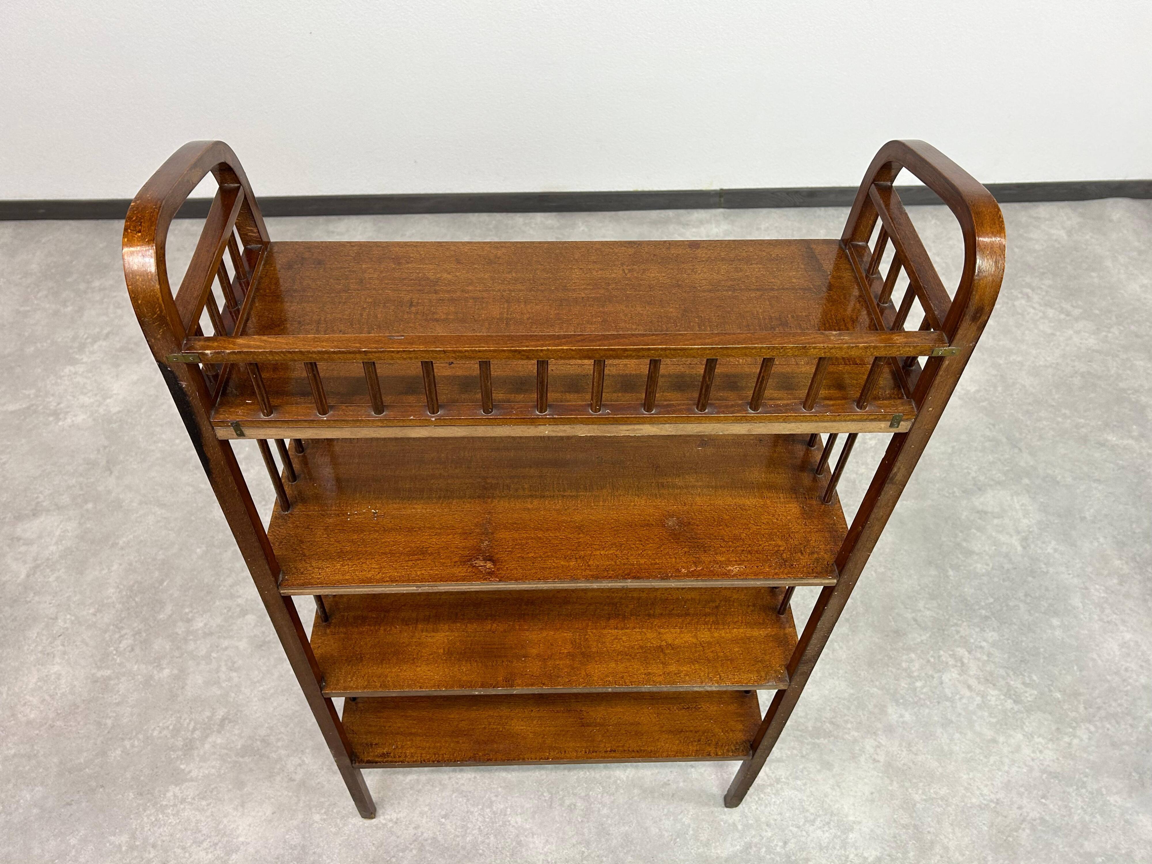 Jugendstil shelf by Thonet Debrecen