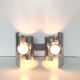 Double seventies space age wall lamp