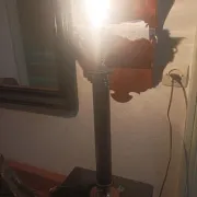 Lamp base in brass and marble - 1970s/1980s