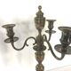 Pair of Louis XVI style in silver bronze candelabra