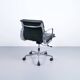 SOFT PAD CHAIR EA 217 EAMES BLACK LEATHER HERMAN MILLER ICF EDITOR 1970s