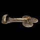 Old holy water stoup crucifix – patinated bronze