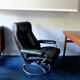 Mid-century reclining swivel lounge chair, 1960