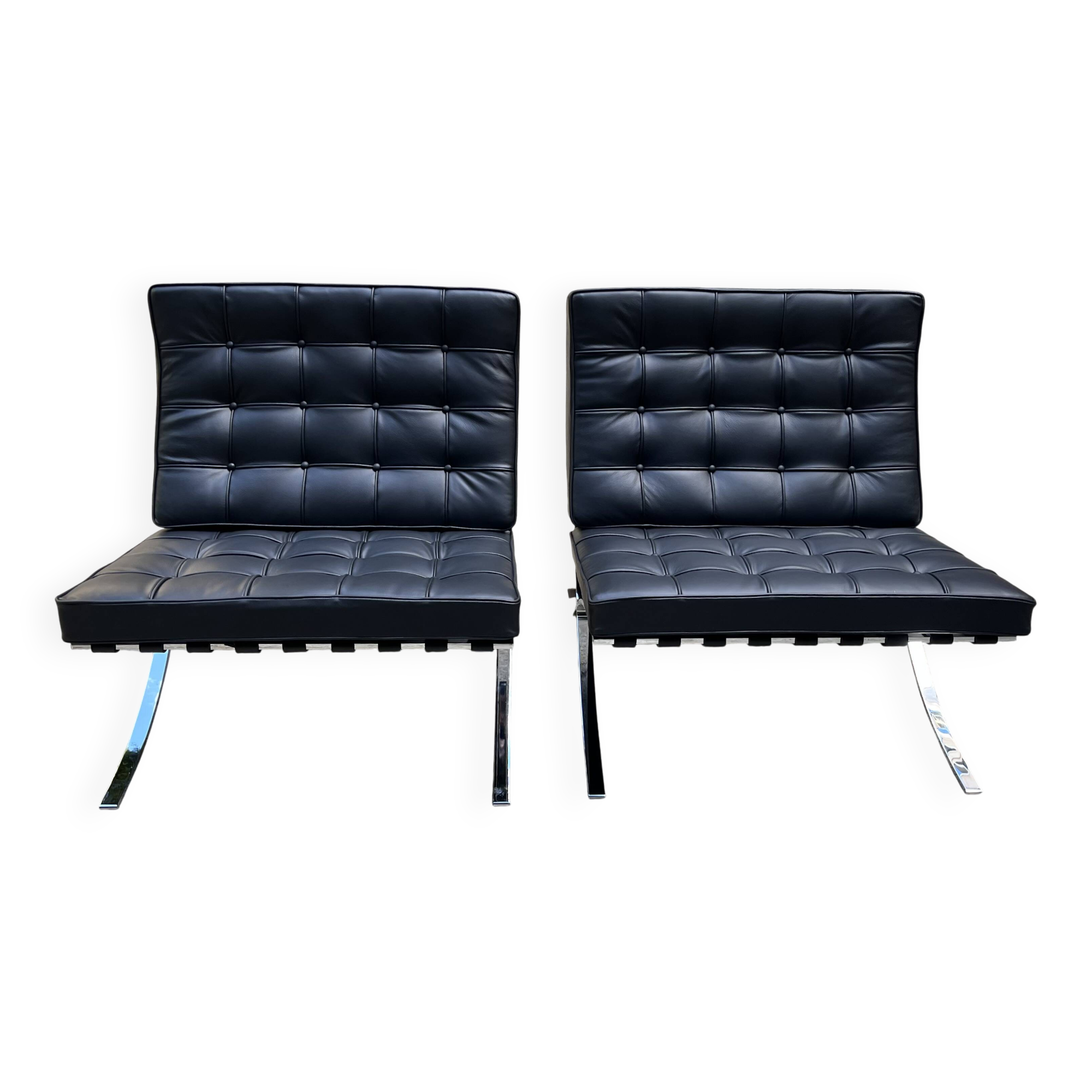 Fauteuil Barcelona Mies van der Rohe pour Knoll
