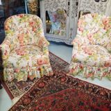 Pair of toad armchairs
