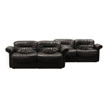 Superb De Sede Smooth Leather Design Two-Seat Loveseat Lounge Sofa DS17 70s
