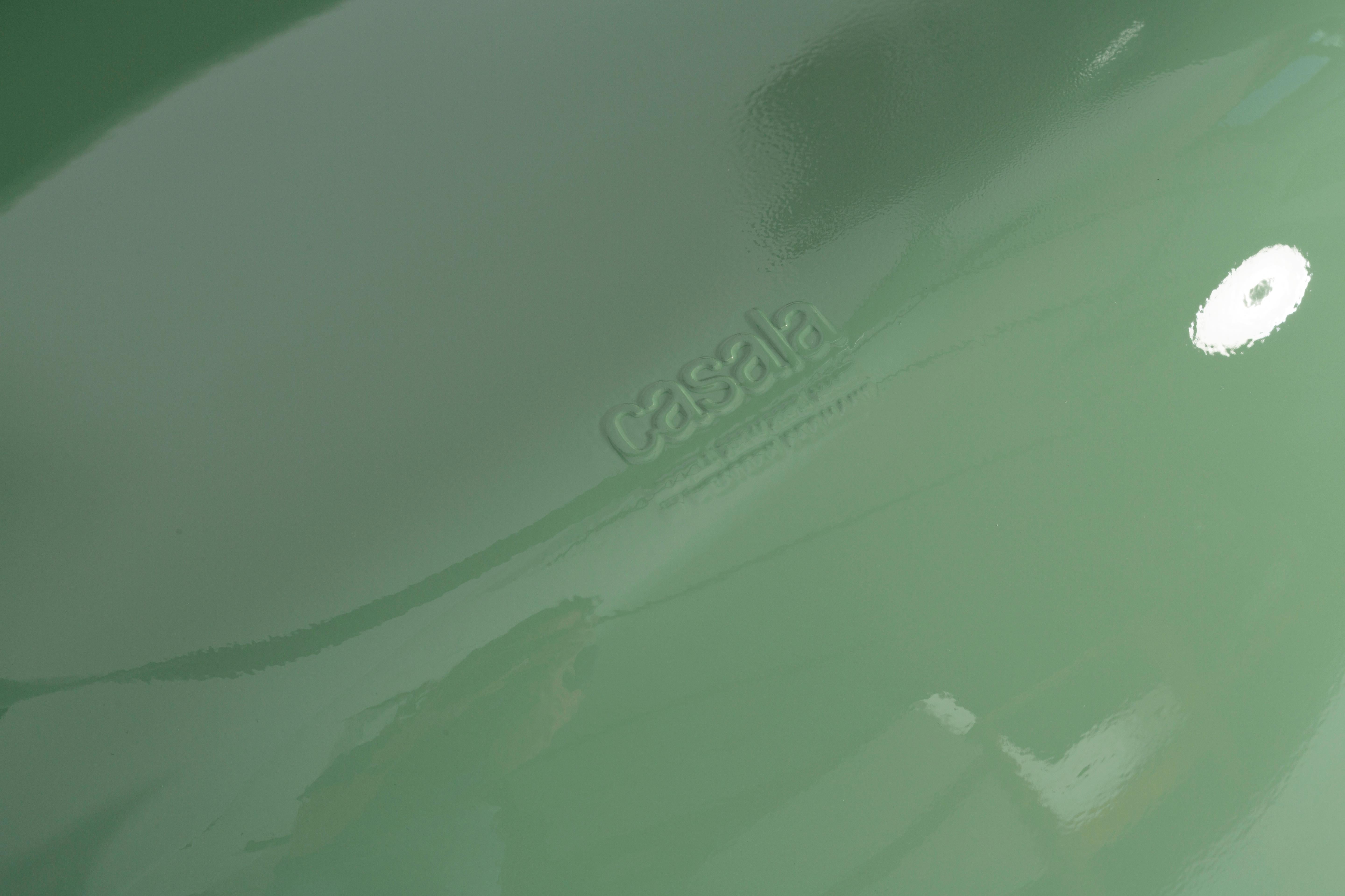 Mid-century Casalino chair in jade green, Alexander Begge, Casala, Germany 1970s.