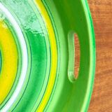 Italian ceramic platter from the mid-century by Bitossi for Rosenthal Netter, 1960s.