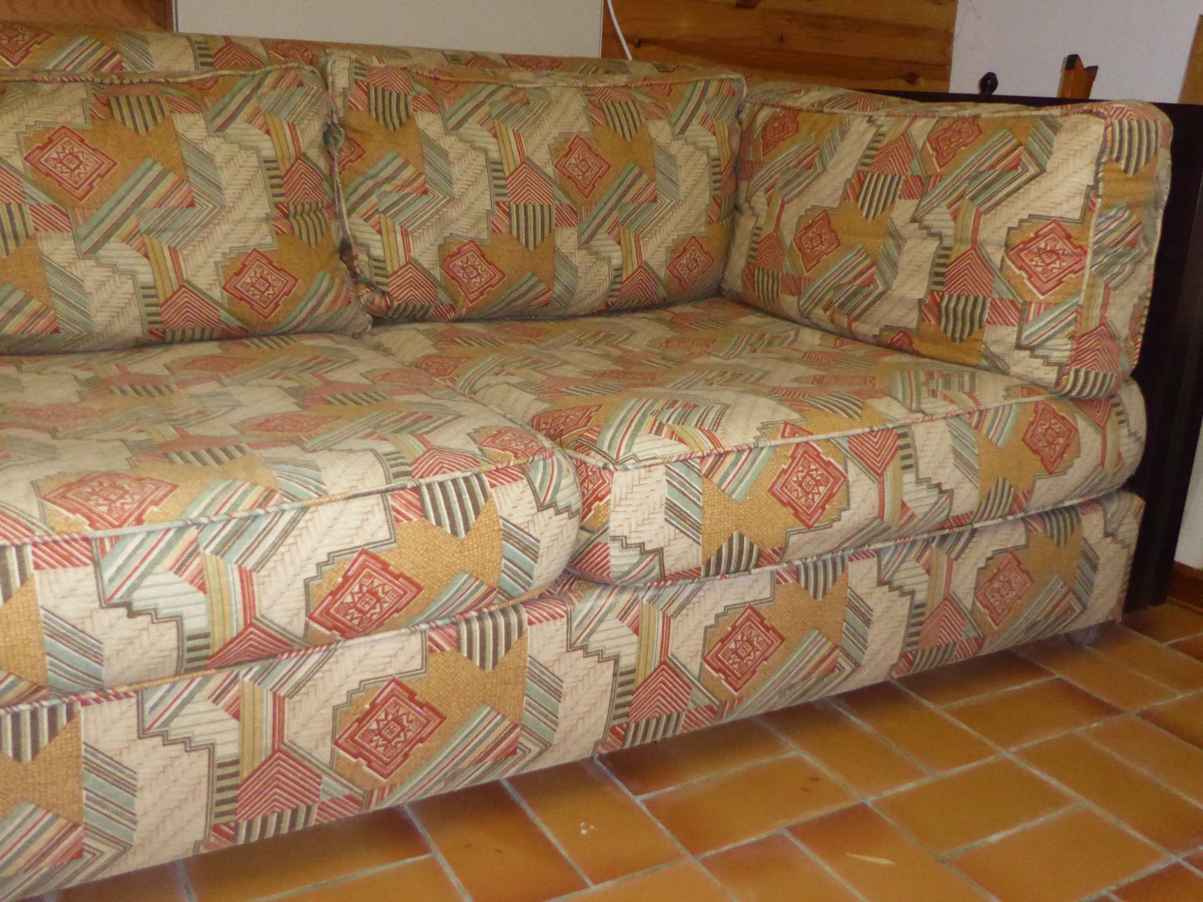 Unique artisanal canapé