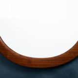 Danish mirror with frame in teak, 1960s