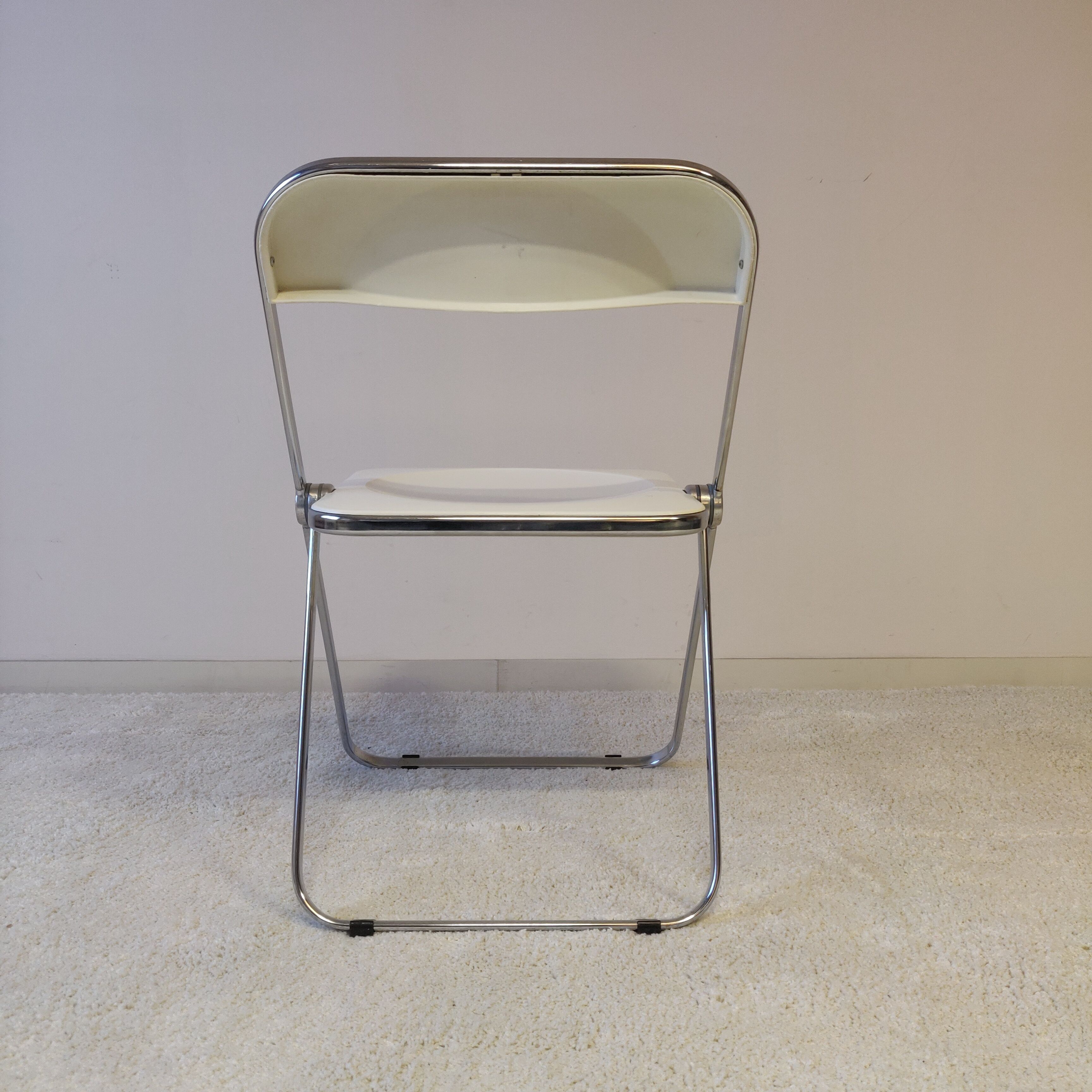 Ensemble de 5 chaises Plia par Giancarlo Piretti pour Castelli