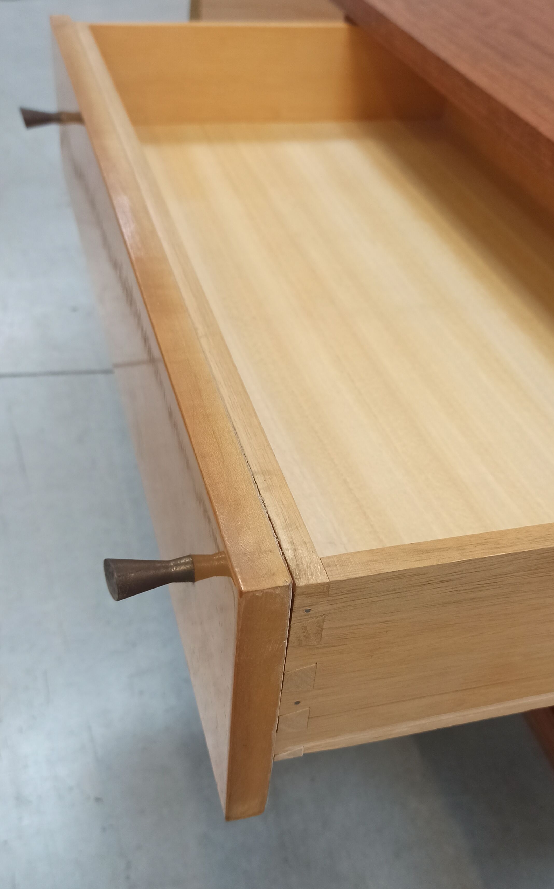 Sideboard wood and brass, 50's
