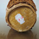 Box "owl" in rattan bamboo 70s