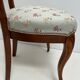 Chaises capitonnées Louis-Philippe en noyer
