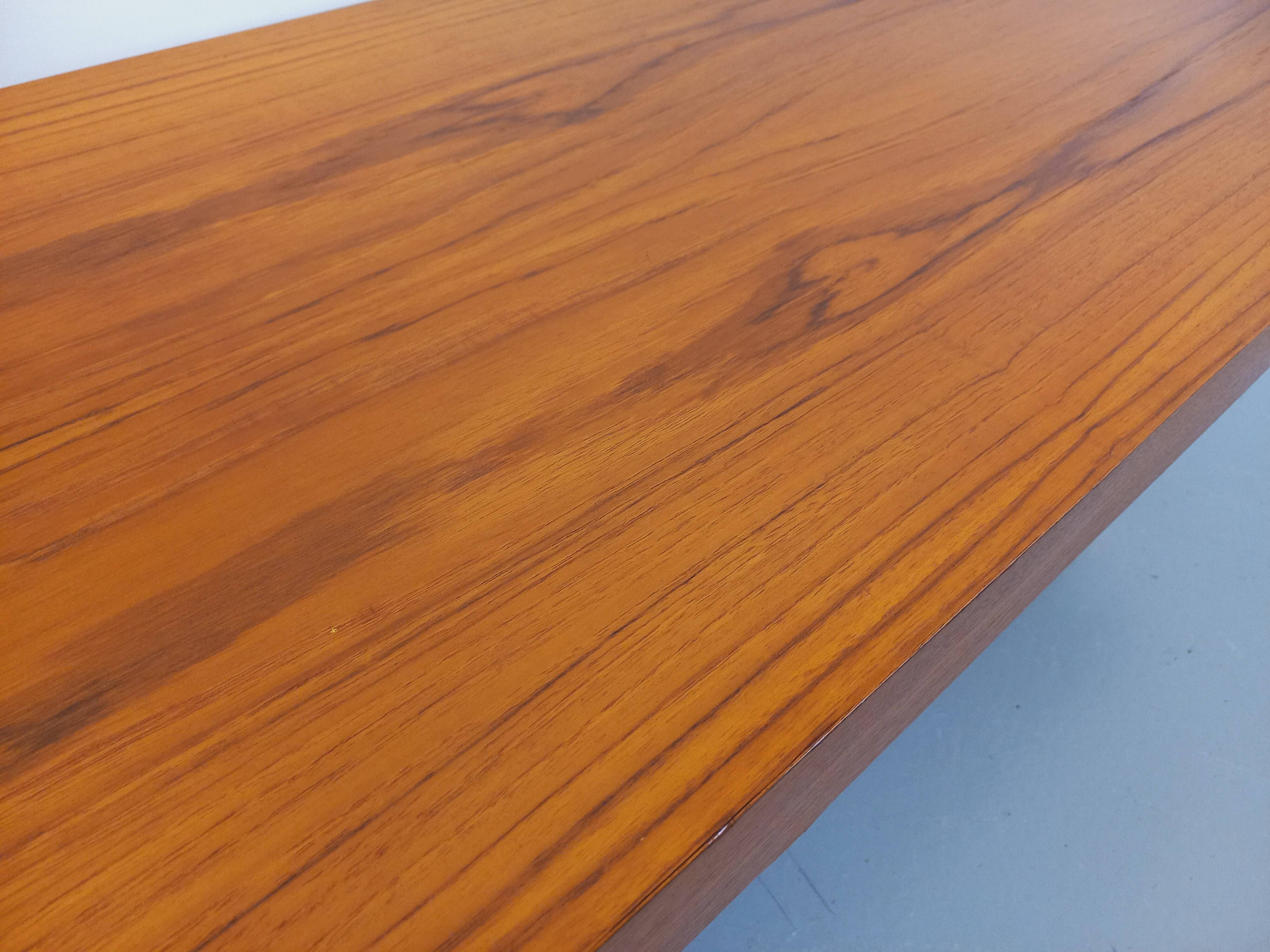 Vintage modernist teak coffee table from the 60s