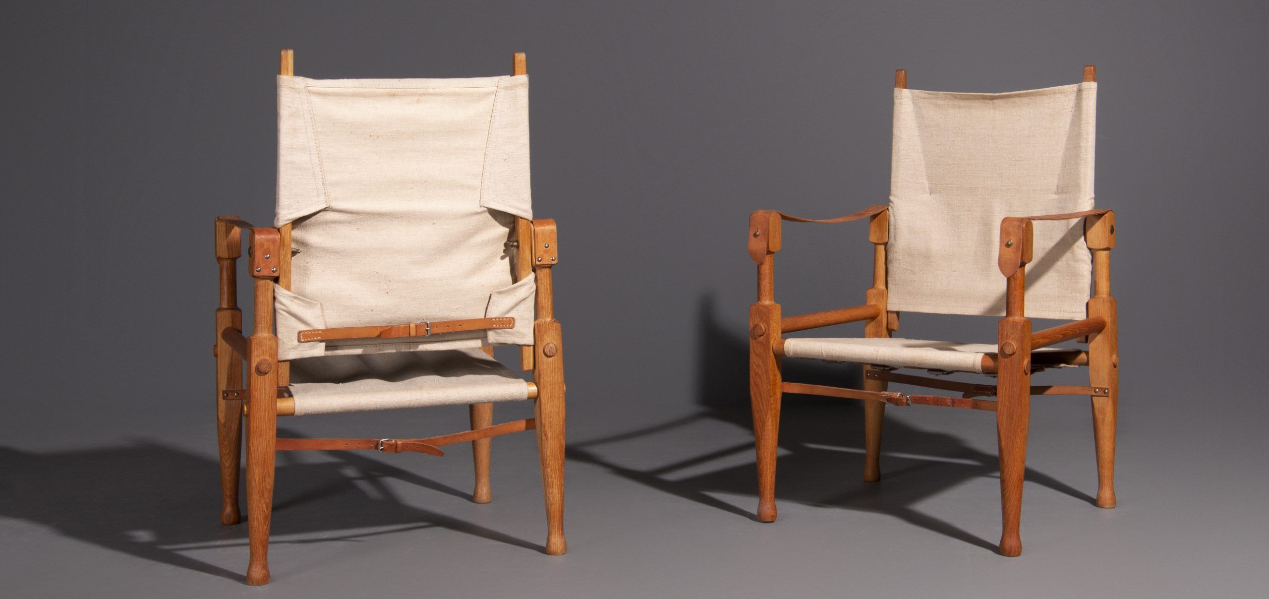 Wilhelm Kienzle safari chairs for Wohnbedarf, set of 2