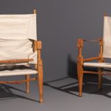 Wilhelm Kienzle safari chairs for Wohnbedarf, set of 2